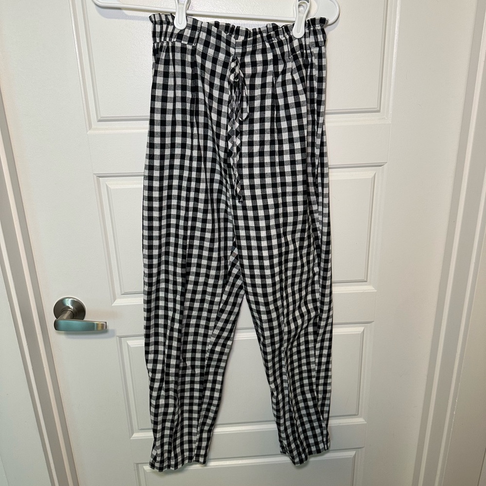 SHEIN Checkered Office Pants